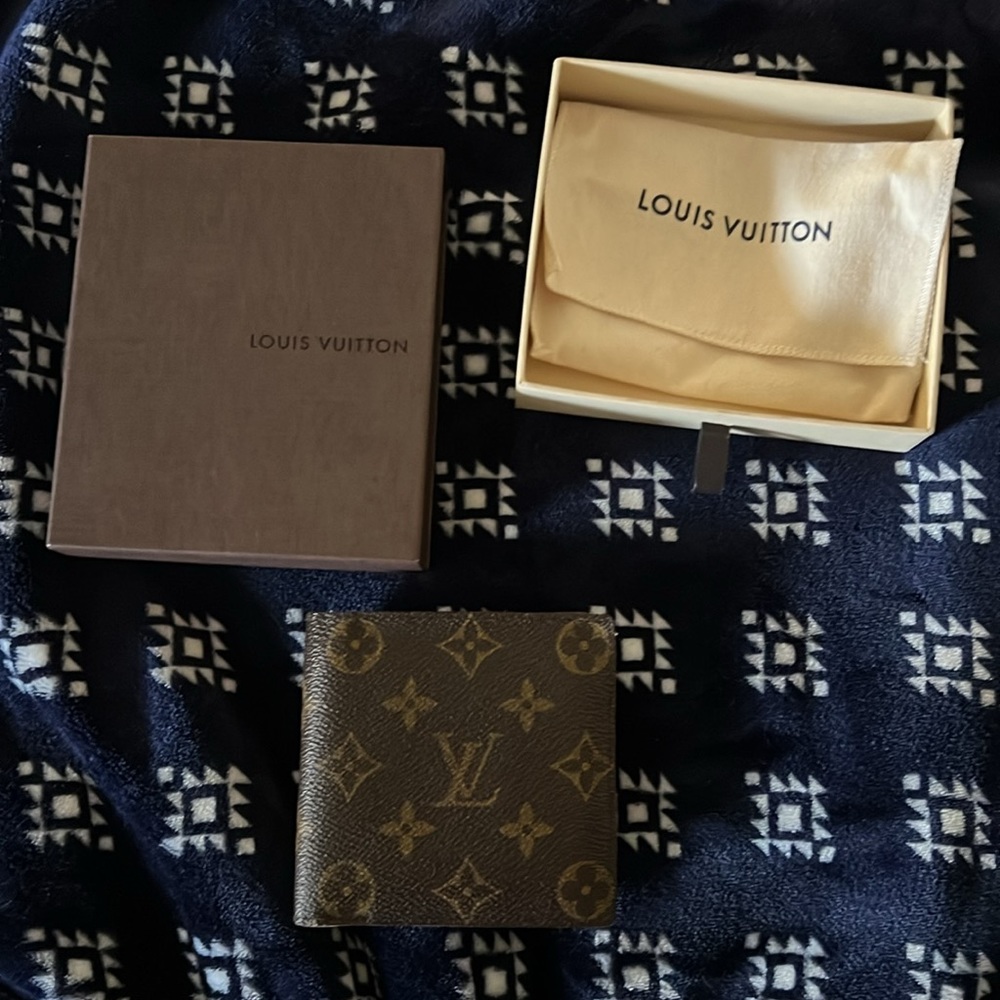 Louis Vuitton Marco Wallet Monogram Brown